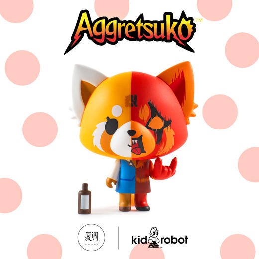 Kidrobot 三丽鸥 烈子系列盲盒 Aggretsuko Blind Box Mini Series 商品图2