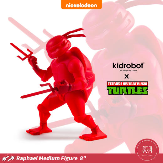 现货 Kidrobot 忍者神龟 TMNT 摆件 潮流玩具 商品图1