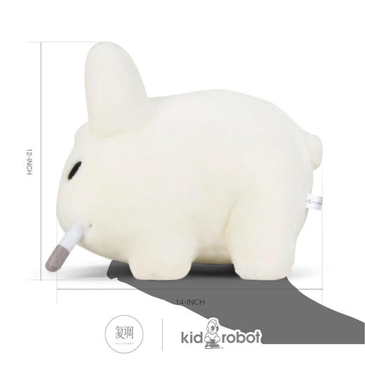 Kidrobot 抽烟兔 Labbit 14"Smorkin 商品图4