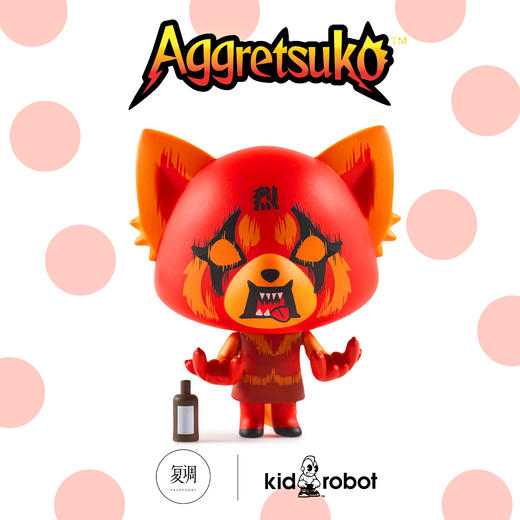 Kidrobot 三丽鸥 烈子系列盲盒 Aggretsuko Blind Box Mini Series 商品图1