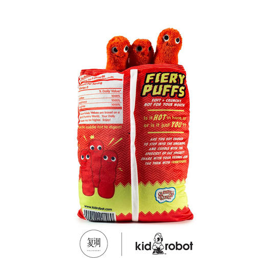Kidrobot 美味世界系列毛绒玩具 辣脆条 Frye and the Fiery Puffs Yummy World XL Plush 商品图3
