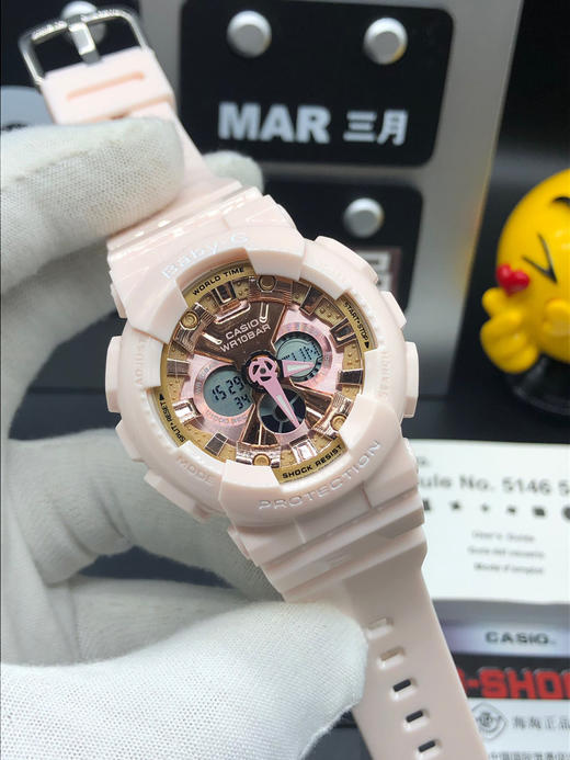 卡西欧🔥热卖款 baby女款BA-120抬手灯
卡西欧G-SHOCK--经典防震表盘设计配合冲击视觉的强烈色彩！ 商品图2