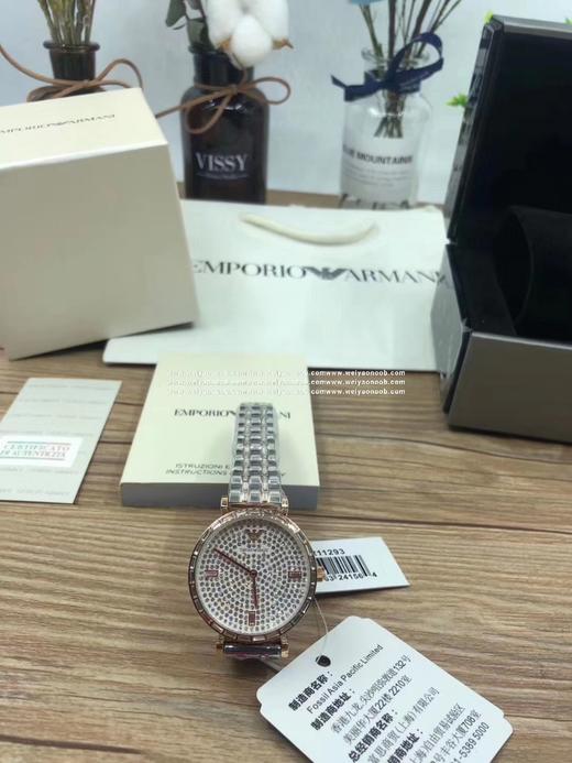 专柜同步发售🔥 ARMANI阿玛尼正品代工厂渠道流出，原单货‼️款式底盖型号一一对应，参数全部对应正品，支持拆机验货！轻松过专柜！实物拍摄📸AR11293满天星 AR11294，原裝机芯9T22: 商品图6