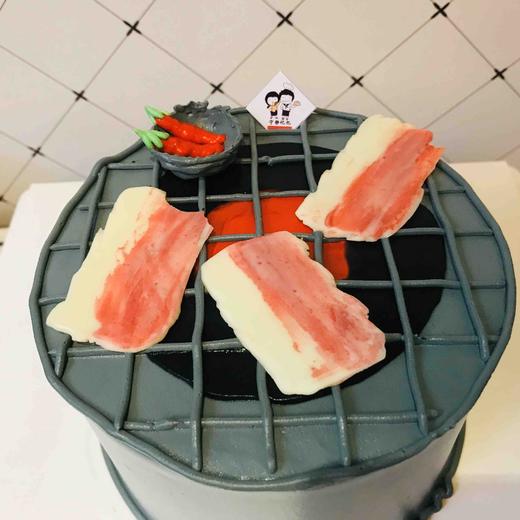 炭火烤肉 仿真蛋糕 创意 下单前请仔细阅读商品详情 如需增加或修改文字请下单备注 商品图1
