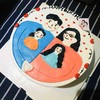 家人一家四口 温馨 ins 韩系 下单前请仔细阅读商品详情 如需增加或修改文字请下单备注 商品缩略图0