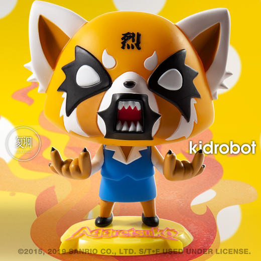 Kidrobot 三丽鸥 烈子 愤怒版 Aggretsuko Medium Figure - Rage 商品图0