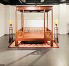 红桥红 家具严选  缅甸花梨(大果紫檀）  【十字纹六柱架子床】 商品缩略图0
