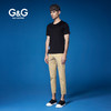 G＆G2020夏季男士圆领短袖t恤修身韩版潮学生体恤打底衫欧美学生街头GT71006 商品缩略图2