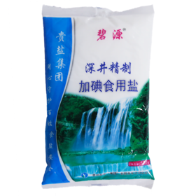 碧源深井精制加碘食用盐500g（盐巴）