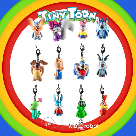 Kidrobot 兔宝宝历险记钥匙扣系列盲盒 Tiny Toons Keychain Series 商品图0