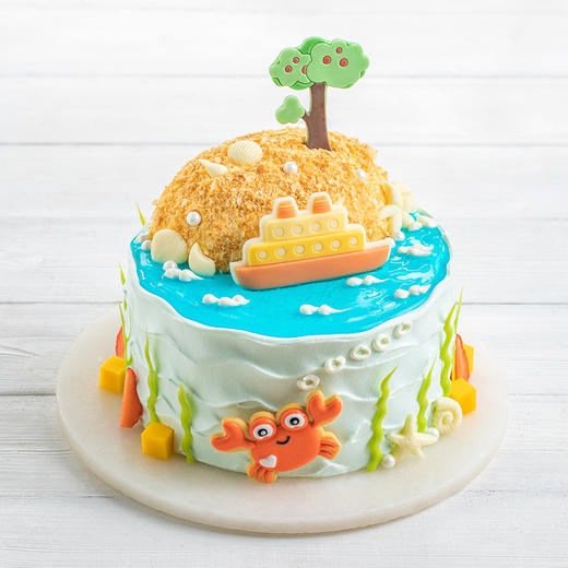 海洋星球  萌趣满满 2磅儿童蛋糕（高州） 商品图0