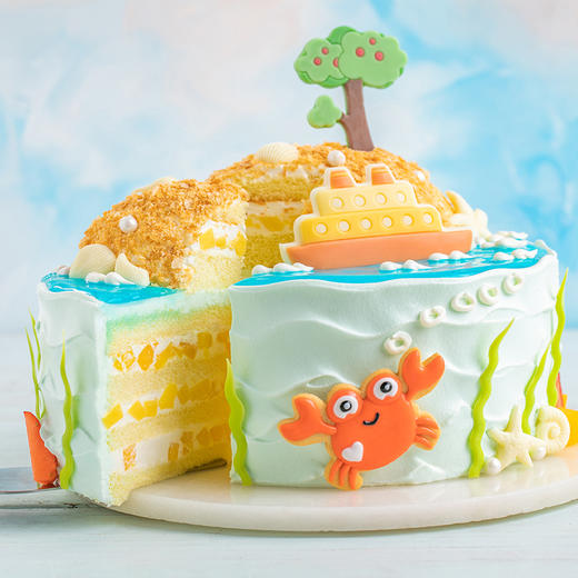 海洋星球  萌趣满满 2磅儿童蛋糕（高州） 商品图2