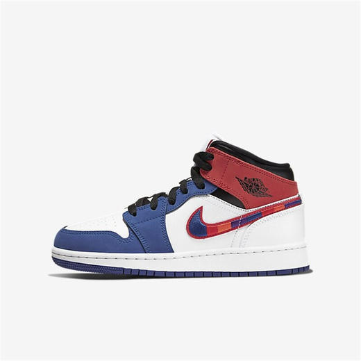 NIKE AIR JORDAN 1 AJ1经典复刻男女运动休闲篮球鞋 白橘扣碎 脏粉麂皮  黑黄脚趾   白灰3M反光 珊瑚金    红蓝湖人 彩勾白红蓝拼接 商品图0