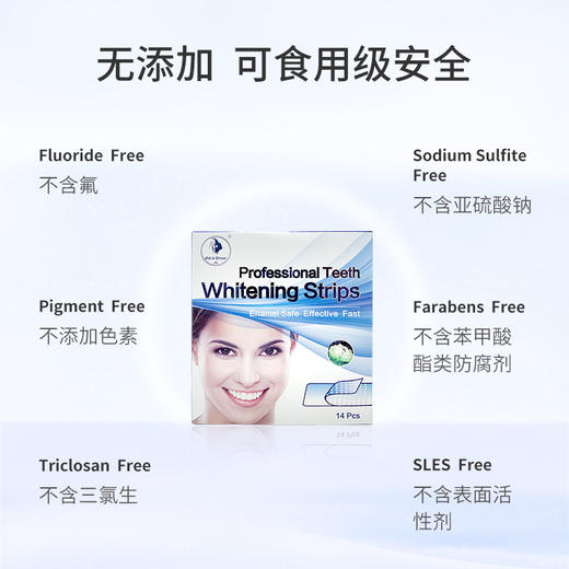 Ode to Breeze澳清风雪莲专业美白牙贴14对28贴食用级安全14天见效 商品图1
