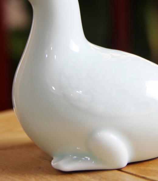 青铜鸟兽尊青釉茶宠 商品图2