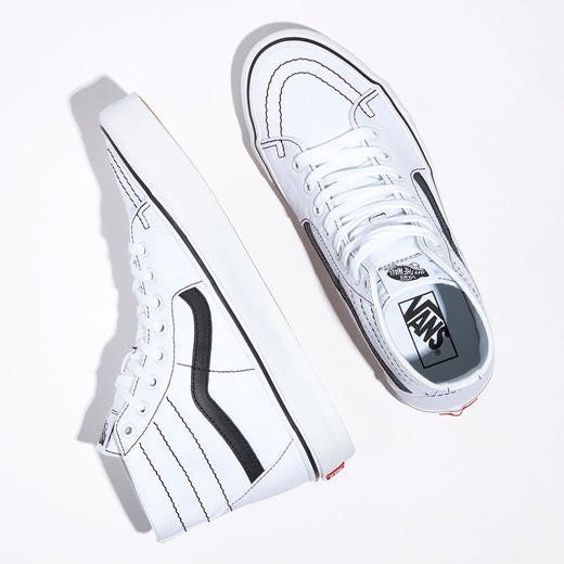 新品VANS SK8 HI 黑色白色 纯黑 纯白 黄色 全工艺帆布款 尺码：36-44.sy103 商品图5