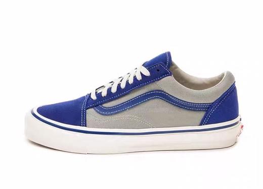 Vans OG Old Skool LX 低帮休闲板鞋男女板鞋 反毛皮翻毛帆布 黑蓝 珍珠灰 黑绿色 复古鸽子灰色 海魂蓝 红色 蓝色 灰色 绿色 奶茶 型号：DF68 商品图7
