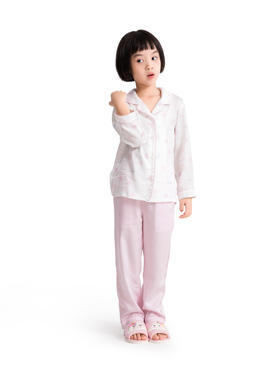 KFH713 女童莱赛尔丛林长袖长裤家居套装