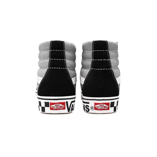 Vans ComfyCush Sk8-Hi  万斯男鞋 蓝色棋盘 时尚高帮休闲板鞋 潮流滑板鞋 高帮 低帮 黑灰 35至44(带半码)，货号BS30 商品图2