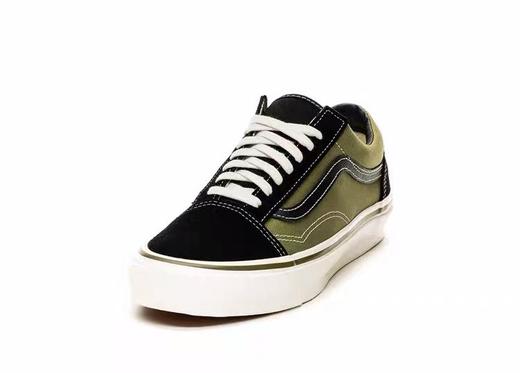 Vans OG Old Skool LX 低帮休闲板鞋男女板鞋 反毛皮翻毛帆布 黑蓝 珍珠灰 黑绿色 复古鸽子灰色 海魂蓝 红色 蓝色 灰色 绿色 奶茶 型号：DF68 商品图1