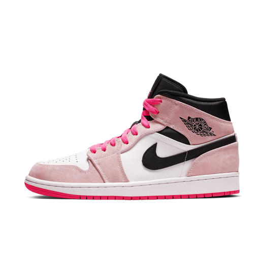 NIKE AIR JORDAN 1 AJ1经典复刻男女运动休闲篮球鞋 白橘扣碎 脏粉麂皮  黑黄脚趾   白灰3M反光 珊瑚金    红蓝湖人 彩勾白红蓝拼接 商品图8