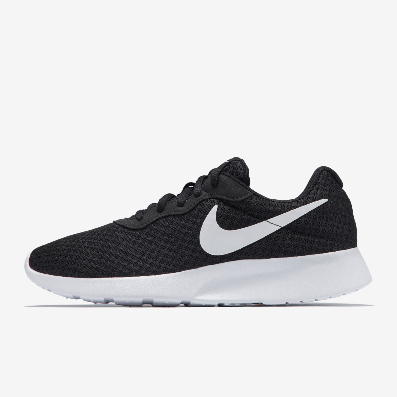 NIKE TANJUN 男女黑白奥利奥网面运动休闲跑步鞋 812655-812654