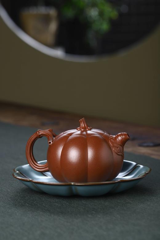 【南瓜壶】作者：范秀红 泥料：底槽清 容量：300cc 商品图5
