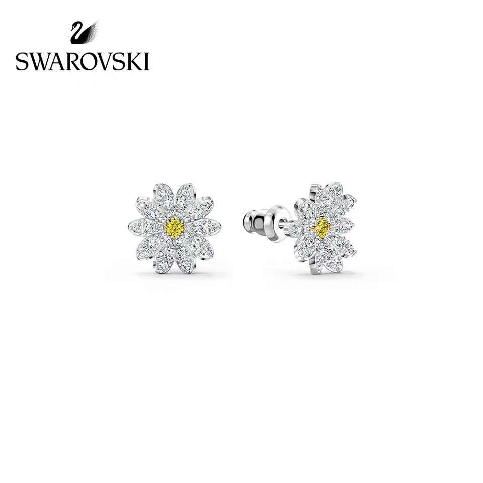 施华洛世奇 swarovski 花漾魔力 小雏菊耳钉