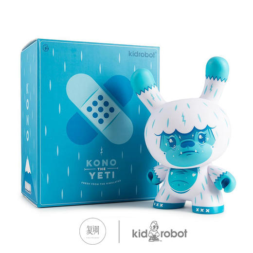 现货 Kidrobot Yeti Dunny 潮玩 设计师 办公摆件 静态 商品图4