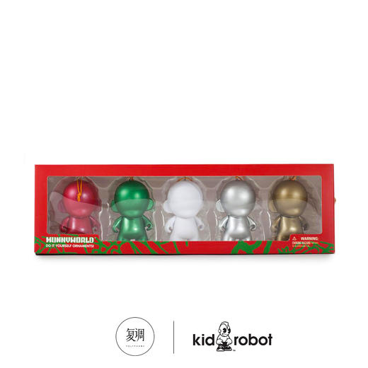 Kidrobot 圣诞装饰套装 Munny Ornaments 商品图2