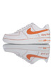 VLONE x Air Force 1'07 美潮奢牌联名 荔枝纹牛移膜革鞋面 内置全掌AirSole气垫 空军一号 皮革白橙哥特字母配色 AA5360-100 商品缩略图0