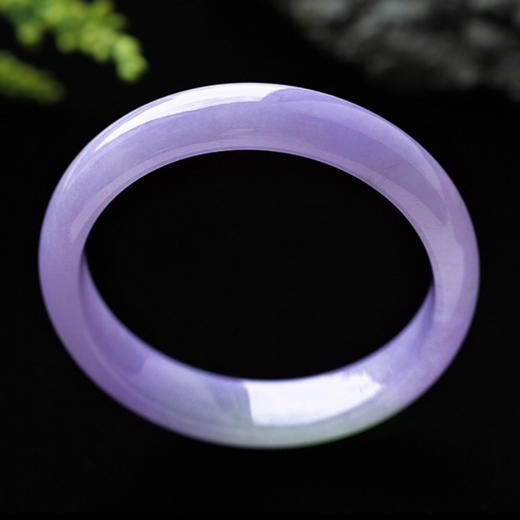 派瑞翡翠 翡翠手镯 冰糯种 紫罗兰 商品图2