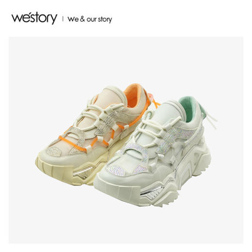 westory20年夏老爹鞋ins潮显脚小波浪底运动鞋W20AM51961 商品图0