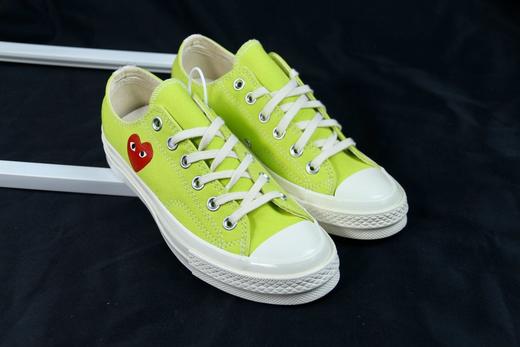今夏必入！ CDGxConverse全新配色联名款! 川久保玲CDG PLAY与匡威合作打造的Chuck Taylor AllStar 70 Hi联名系列再度合作，，粉红天蓝青绿色 商品图8