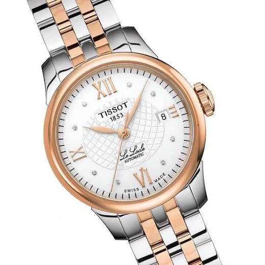 【TISSOT】天梭力洛克钢带女表 商品图3