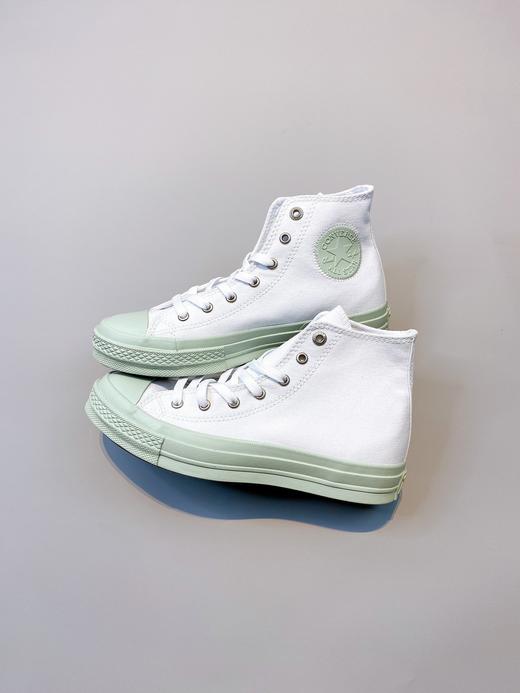 匡威CONVERSE CTAS II 鸭蛋青露娜底限量情侣休闲帆布鞋 硫化真标双围条蓝底#高清洁硫化工艺#正确原装数据开发铝楦#代工原装155725C 商品图0
