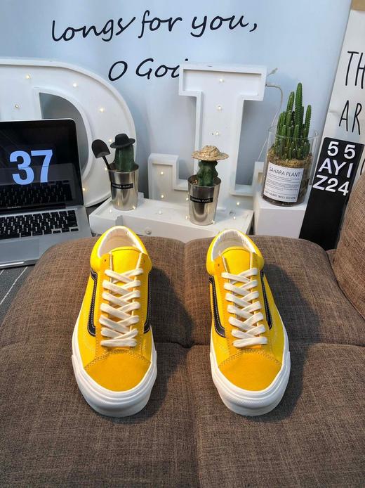 硫化大底 GD权志龙同款Vans Style 36系列材质：麂皮 帆布 黑色 黄色 浅蓝 橘色 紫色 商品图3