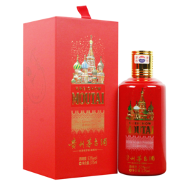 53度贵州茅台酒（走进俄罗斯·莫斯科）375ml