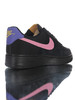 耐克Nike Air Force 1 Low  台丝光翻毛皮拼接尼龙布材质鞋面 内置全掌AirSole气垫 空军一号运动板鞋 麂皮黑粉紫 商品缩略图1