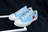 今夏必入！ CDGxConverse全新配色联名款! 川久保玲CDG PLAY与匡威合作打造的Chuck Taylor AllStar 70 Hi联名系列再度合作，，粉红天蓝青绿色 商品缩略图10