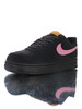 耐克Nike Air Force 1 Low  台丝光翻毛皮拼接尼龙布材质鞋面 内置全掌AirSole气垫 空军一号运动板鞋 麂皮黑粉紫 商品缩略图0