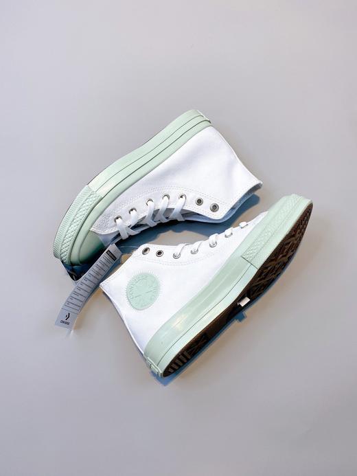 匡威CONVERSE CTAS II 鸭蛋青露娜底限量情侣休闲帆布鞋 硫化真标双围条蓝底#高清洁硫化工艺#正确原装数据开发铝楦#代工原装155725C 商品图2