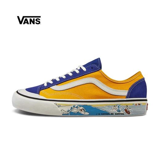 VANS STYLE 36 SF 低帮冲浪男女休闲帆布鞋 官方货号VN0A3MVLWYS 尺码35-44 牛油果绿 橘子汽水 黄色 蓝色 绿色 奥利奥 米灰黑 牛仔蓝 商品图0