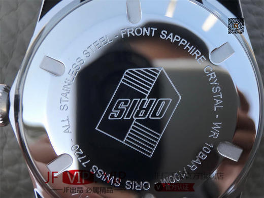 ZZ 豪 li 时(Oris)适时回归，推出Oris Divers Sixty-Five潜水表，再现50年前首次推出的标志性潜水表系列。 男士腕表，自动机械机芯，皮表带，密底 商品图12