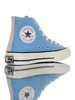 硫化工艺聚氨酯硅蓝PU中底米白 天蓝 ， 匡威Converse All Star 1970s Hi"Varsity Remix"复古三星标高帮休闲运动硫化百搭板鞋“帆布天蓝米白反标鞋舌”166827C 商品缩略图2