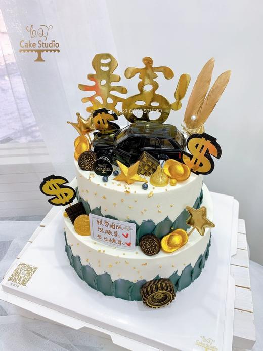 1027CAKE| 双层霸气汽车主题 暴富 路虎 送领导 商品图3