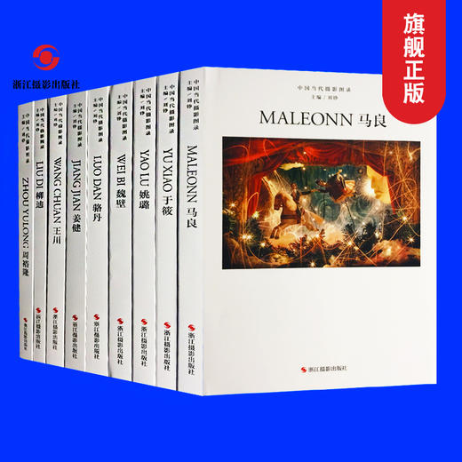精装中国当代摄影图录姜健/魏壁/柳笛/骆丹/张魏/马良等全10册观念摄影艺术家世界当代摄影大师成名作摄影照片解析/摄影作品画册鉴—浙江摄影出版社 商品图0