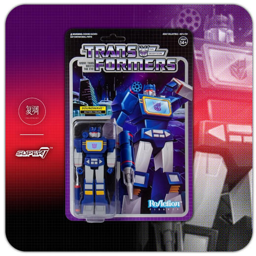 Super7 变形金刚 挂卡 系列1  擎天柱 威震天 声波 大黄蜂 爵士 红蜘蛛 商品图9