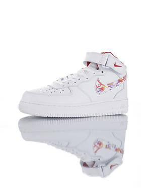 耐克 Nike Air Force 1 '07 Lv8 "Chinese New Year" 中国2020戊子新年限定 内置全掌air sole气垫 空军一号运动板鞋 白红鼠年配色