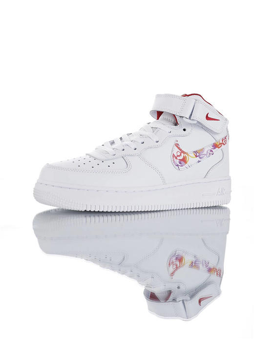耐克 Nike Air Force 1 '07 Lv8 "Chinese New Year" 中国2020戊子新年限定 内置全掌air sole气垫 空军一号运动板鞋 白红鼠年配色 商品图0